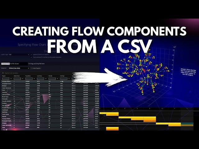 Flow Immersive: Creating Flow Components from a CSV