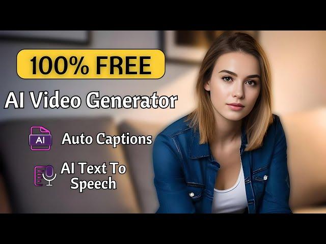 100% FREE AI Video Generator | How To Create AI Video 100% FREE