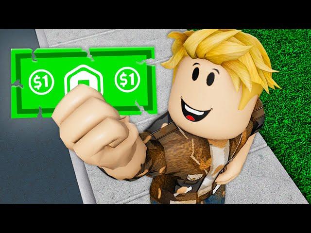 A Dollar Turned Him Into A Millionaire: A Roblox Movie