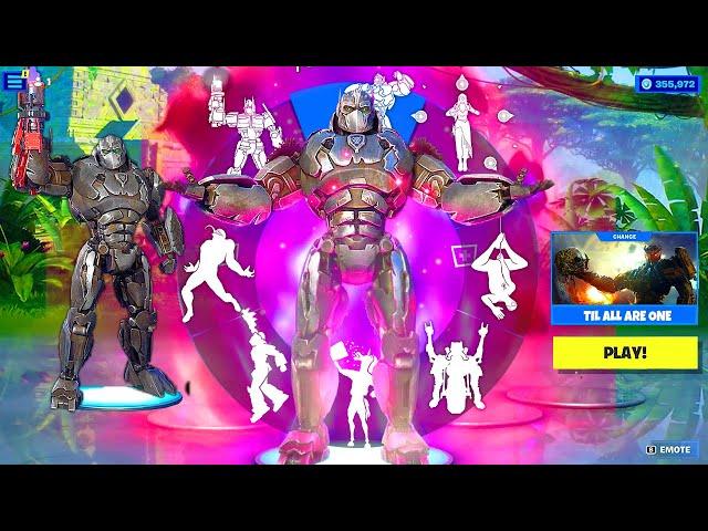 Optimus Primal Fortnite doing all Funny Built-In Emotes #transformersriseofthebeasts