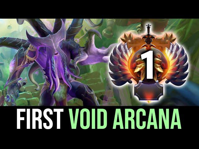 FIRST Arcana Faceless Void game vs TOP-1 Rank