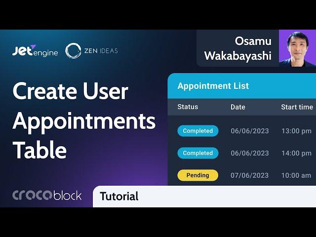 How to Create User Appointments Table in WordPress using Elementor?  | JetEngine & JetAppointment