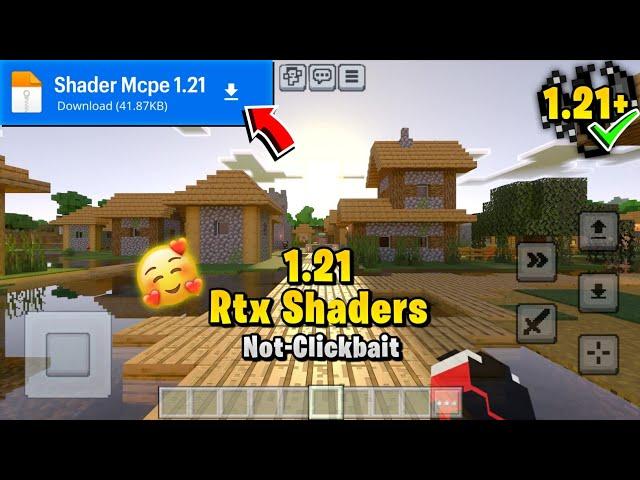 Rtx  Shader minecraft pe ( bedrock ) 1.21 ( Don't Miss This )