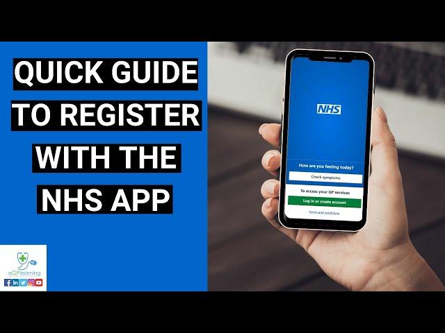 Register with the NHS app: Quick guide