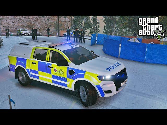 Winter Countryside Police Patrol! (GTA 5 LSPDFR UK Police Mod)