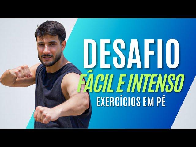 Treino em casa para perder barriga facilmente com exercícios dinâmicos 15 MIN