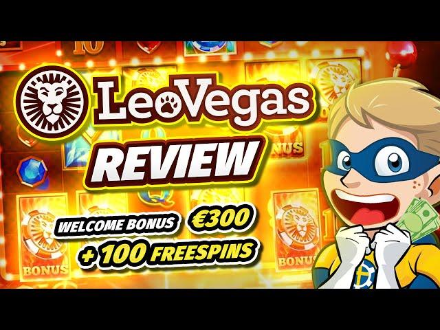 LeoVegas Casino Review️(€300 + 100 FreeSpins)