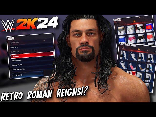 WWE 2K24 Making Roman Reigns