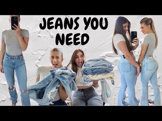 THE BEST FITTING JEANS | wardrobe essentials, curvy figure, honest opinion