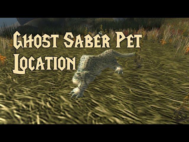 Ghost Saber - Hunter Pet Location Classic