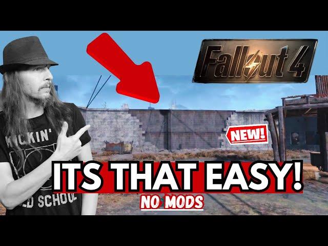 How To Fix The Castle Walls In Fallout 4 (in 5 mins)