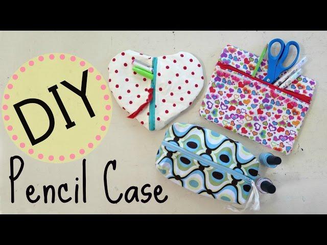 DIY Pencil Case & Makeup Bag | No Sew Project | by Michele Baratta