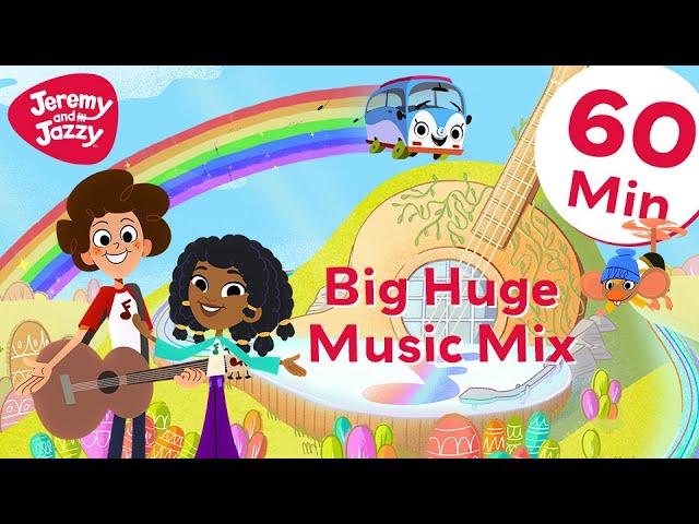 Big Huge Music Mix  Kids Songs  Jeremy and Jazzy