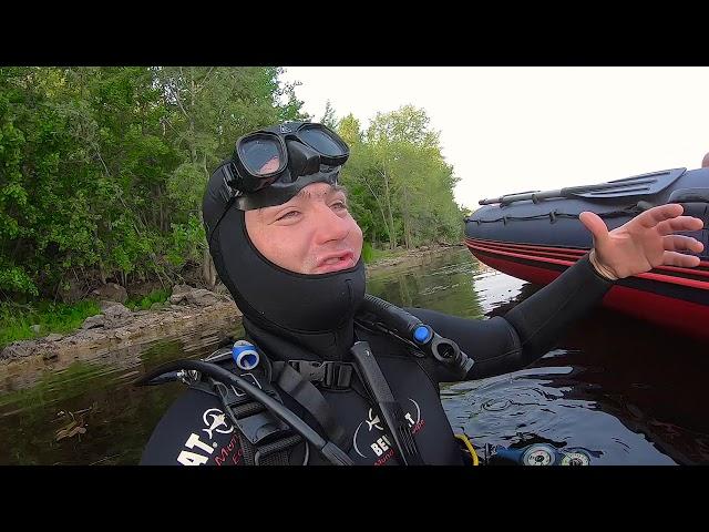 Дайвинг на Волге. Кладбище алюминиевых лодок. DIVING