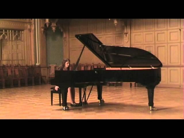 RIGA INTERNATIONAL COMPETITION FOR YOUNG PIANISTS 2012 Daria Bocharova (Moscow, Russia)