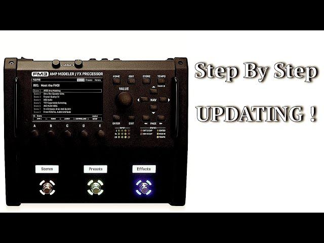 How To Update Fractal Audio FM3 Step By Step !