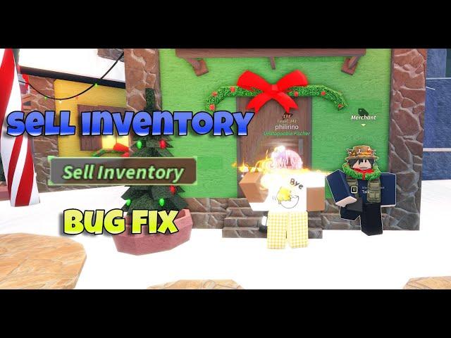 [Fisch] How To Fix Sell Inventory Bug