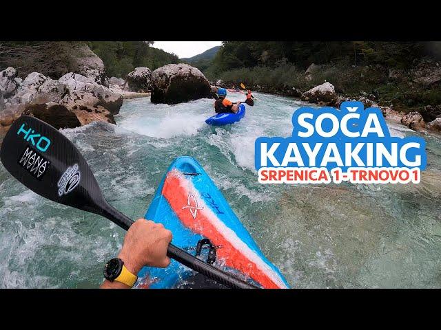 Soča kayaking - Srpenica 1 - Trnovo 1 (Dagger rewind/Zet cross)