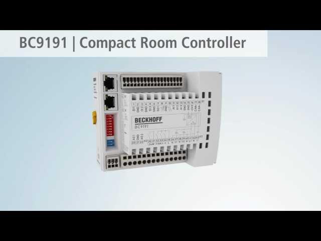 EN | Compact BC9191 room controller from Beckhoff