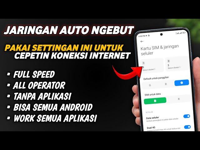 Cepetin Koneksi Internet Dengan Settingan Ini - Cara Mempercepat Koneksi Internet Semua Android