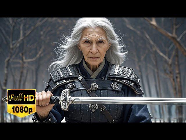 [Kung Fu Movie] The old woman is actually a Kung Fu expert with an embroidery needle!#movie