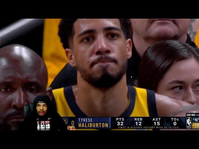 CRAZIEST PLAYOFF STATLINE EVER!!!! Indiana Pacers vs New York Knicks NBA Full Highlights (reaction)