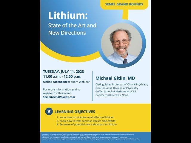 Semel Grand Rounds, 2023-07-11, Dr. MIchael Gitlin