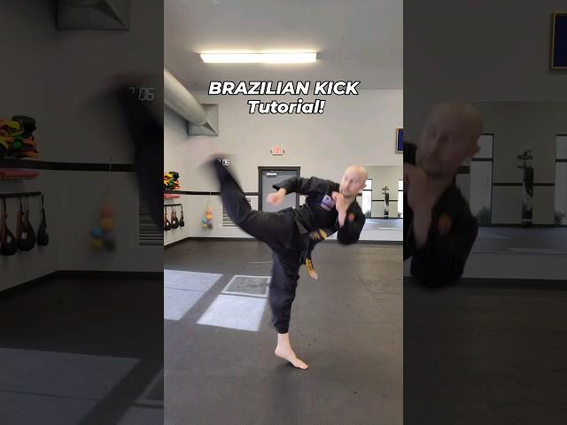 BRAZILIAN KICK TUTORIAL! #taekwondo #shorts #karate #kickboxing #muaythai #mma