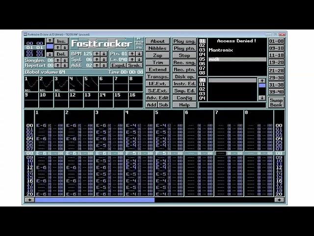 FastTracker II is back !!! New port for Windows, Linux, macOS