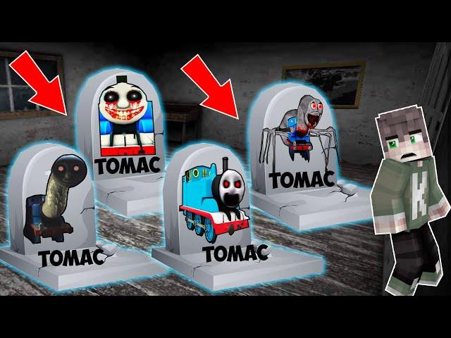 НАШЕЛ МОГИЛУ ВСЕ ВИДЫ ПРОКЛЯТЫЙ ПАРОВОЗИК ТОМАС в МАЙНКРАФТ ФИЛЬМ THOMAS.EXE SCP В ДОМЕ ГРЕННИ