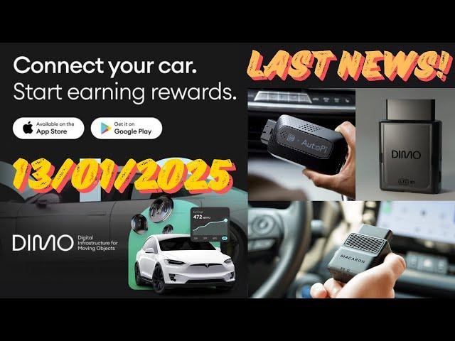 Update DIMO Rewards & Last News! Monetize Data of your CAR: LTE R1, AutoPi, Macaron, Tesla, SmartCar