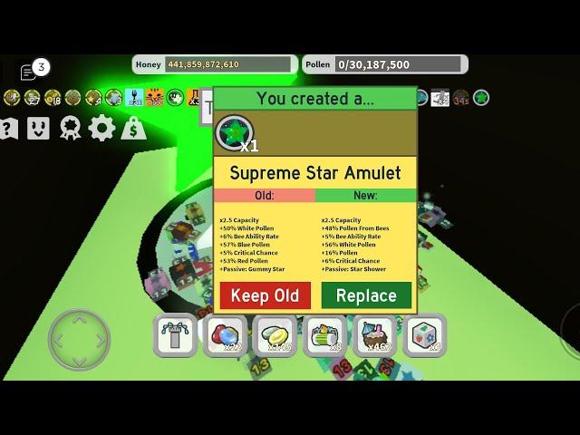 UPDATE!! METEOR! SUPREME STAR AMULET Bee Swarm Simulator