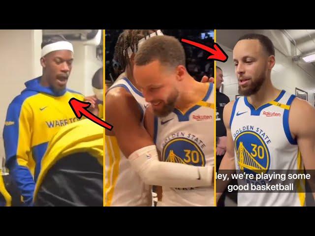 Steph Curry, Jimmy Butler & Warriors Celebration After BIG WIN vs. Brooklyn Nets!