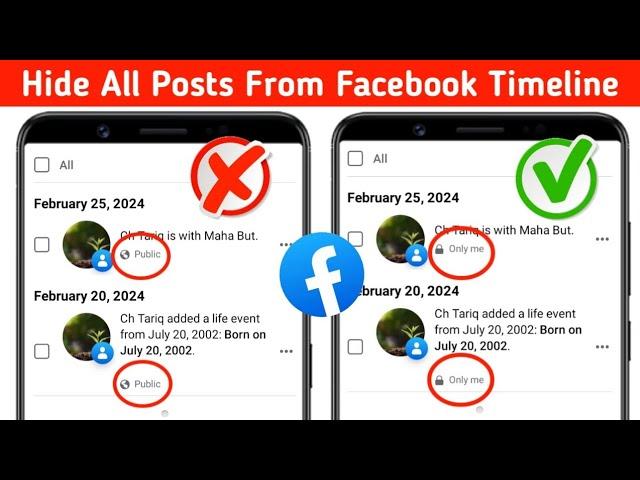 How To Hide All Posts From Facebook Timeline 2024