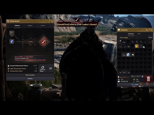 FREE 150FS = PEN Leebur's Gloves - Black Desert Online SEA