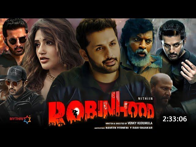 Robinhood 2024 Full Movie Hindi Dubbed South Latest Update | Nithin new movie | Sreeleela | Venky K