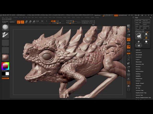 Learn how to easily exaggerate details in Zbrush