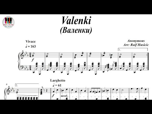 Valenki (Валенки), Piano