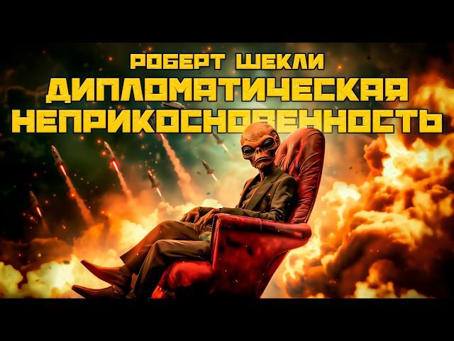 Роберт Шекли - ДИПЛОМАТИЧЕСКАЯ НЕПРИКОСНОВЕННОСТЬ | Аудиокнига (Рассказ) | Фантастика