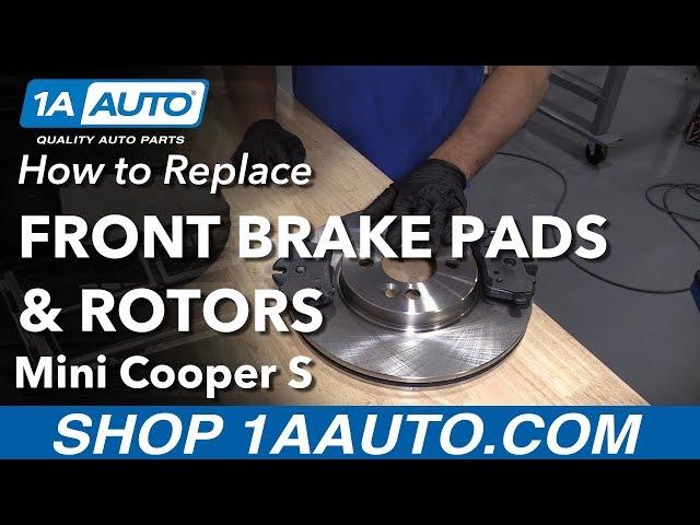 How to Replace Front Brakes 07-14 Mini Cooper S