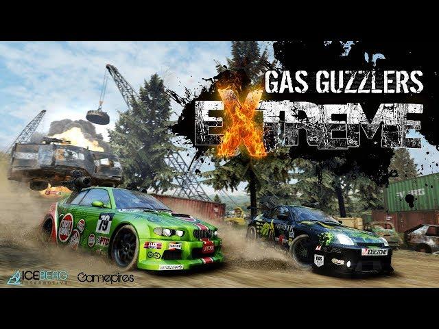 Гонка на монстр машинках Gas Guzzles Combat Carnage Игра про машинки