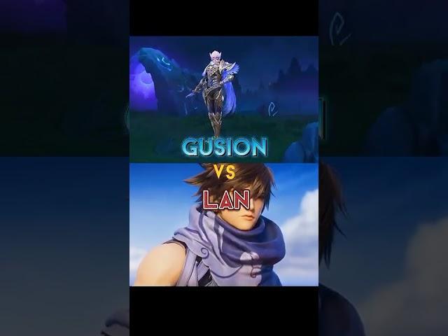 Who is Stronger? GUSION vs LAN #shorts #mlbb #kog #hok