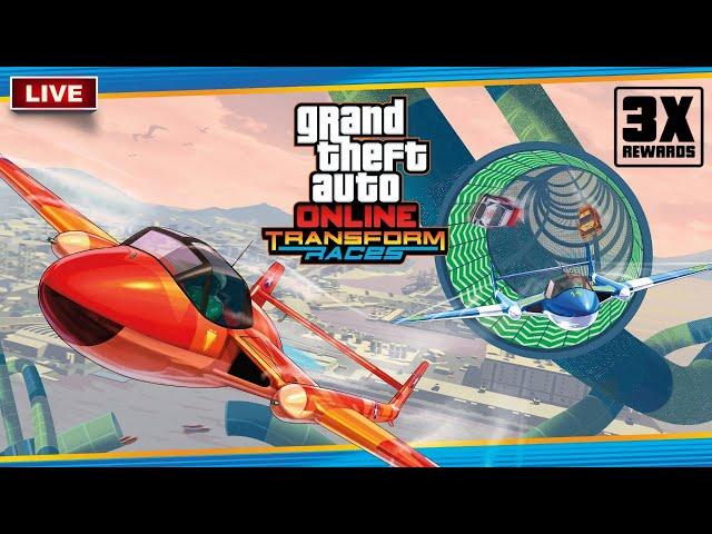  GTA Online: Casino Heist Grind + 3x $$$ Transform Races | Road to 500 Subs