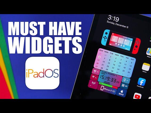 BEST iPad Home Screen WIDGETS - You Must Have !