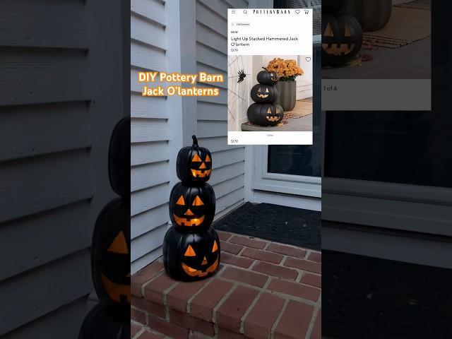 Tis the season for halloween decor dupes! #halloweendecor #diydecor #halloween2024 #potterybarn #diy