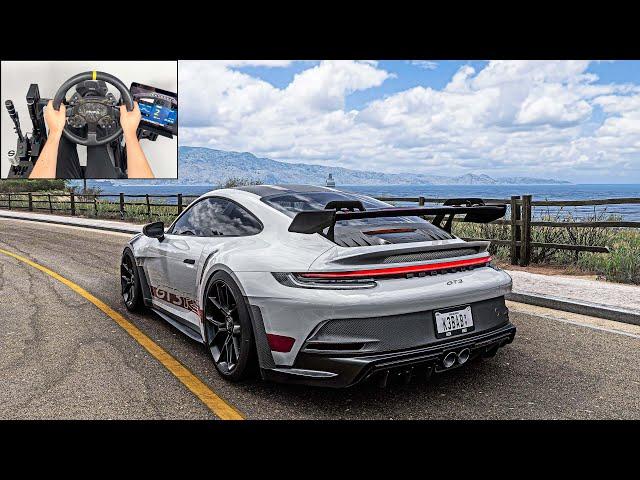 Porsche 911 GT3 | Forza Horizon 5 | Steering Wheel Gameplay