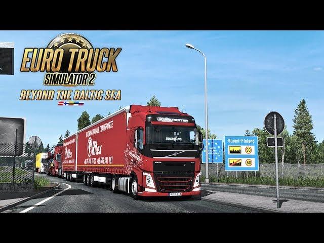  Euro Truck Simulator 2 - Beyond the Baltic Sea - Helsinki(FIN) to Vyborg(RU)