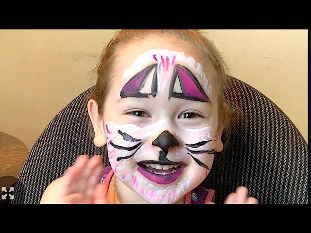 Аквагрим - «Белочка», не идеально, зато сколько счастья face painting