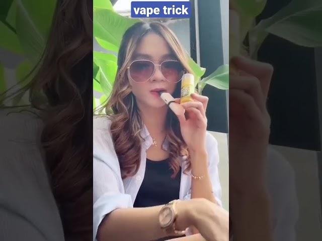 girl new vape trick advanced vape trick sexy girl vape trick asmr hookah lover #shorts #shortsvideo