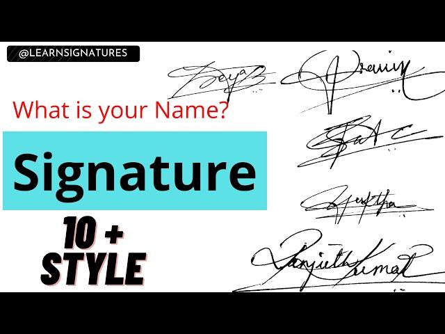 How to do your name signature | signature style | signature expert | signature ideas | sign design